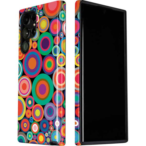 Psychedelic Circles Galaxy S22 Ultra Pro Case