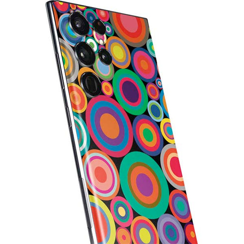 Psychedelic Circles Galaxy S22 Ultra Skin
