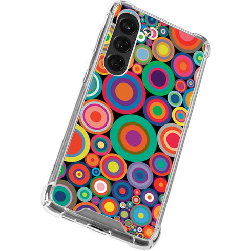 Psychedelic Circles Galaxy S23 Clear Case
