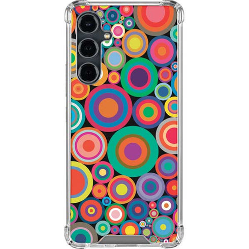 Psychedelic Circles Galaxy S23 FE Clear Case