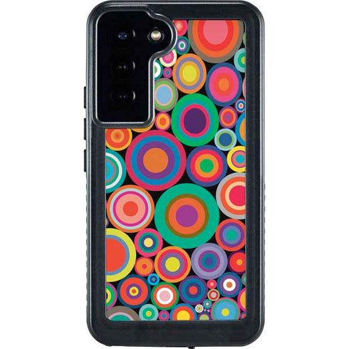 Psychedelic Circles Galaxy S23 Plus Waterproof Case