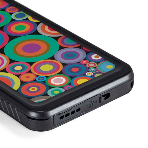 Psychedelic Circles Galaxy S23 Plus Waterproof Case