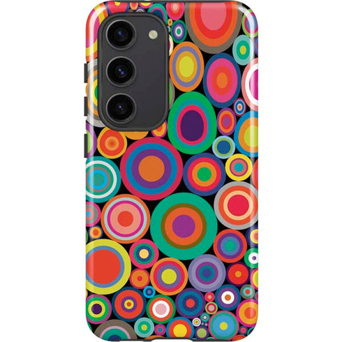 Psychedelic Circles Galaxy S23 Pro Case