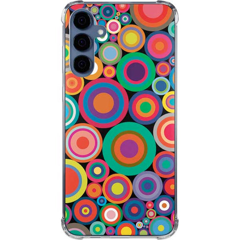 Psychedelic Circles Galaxy S24 Clear Case