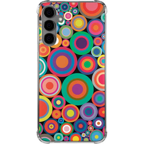 Psychedelic Circles Galaxy S24 Plus Clear Case