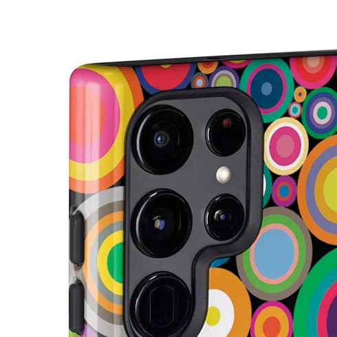 Psychedelic Circles Galaxy S24 Ultra Impact Case