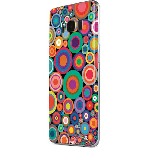 Psychedelic Circles Galaxy S8 Skin