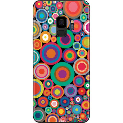 Psychedelic Circles Galaxy S9 Skin