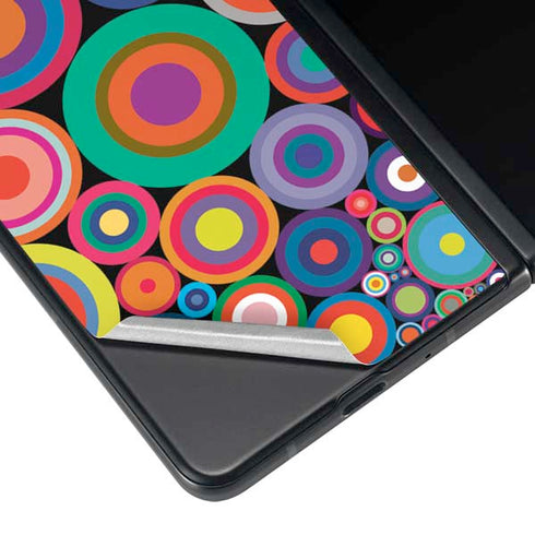 Psychedelic Circles Galaxy Z Fold4 5G Skin