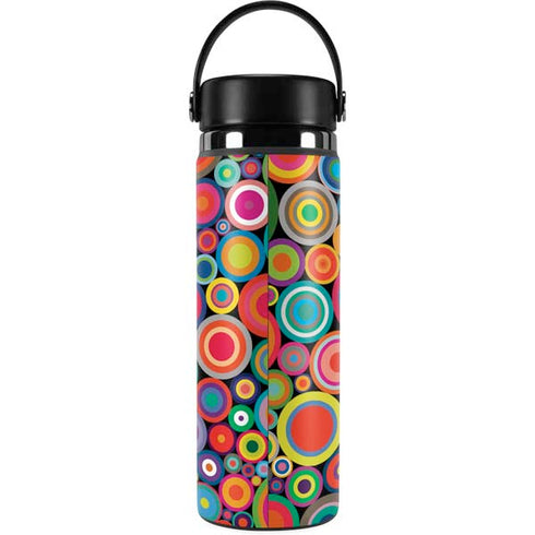 Psychedelic Circles Hydro Flask 20oz Wide Mouth Skin