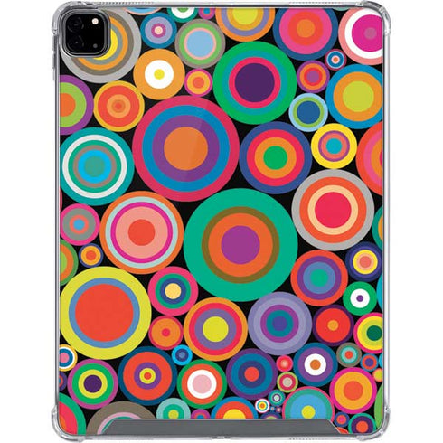Psychedelic Circles iPad Pro 12.9in (2020) Clear Case