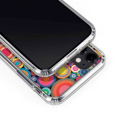 Psychedelic Circles iPhone 11 Clear Case