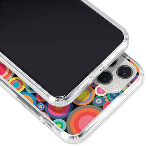 Psychedelic Circles iPhone 11 Pro Clear Case