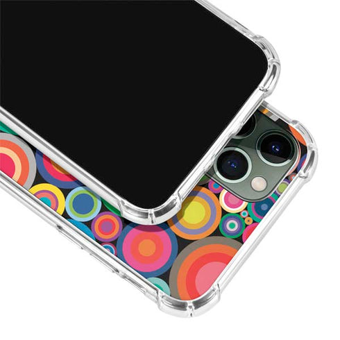 Psychedelic Circles iPhone 11 Pro Max Clear Case