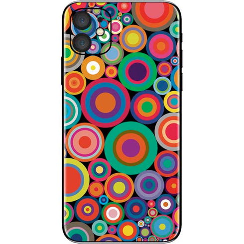 Psychedelic Circles iPhone 11 Skin