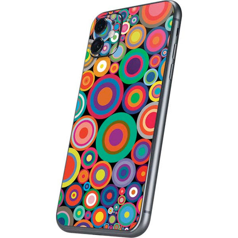 Psychedelic Circles iPhone 11 Skin