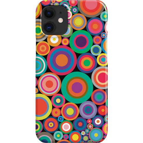 Psychedelic Circles iPhone 12 Mini Lite Case