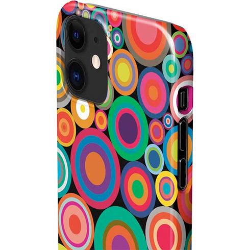 Psychedelic Circles iPhone 12 Mini Lite Case