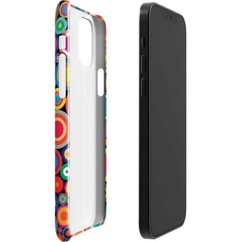 Psychedelic Circles iPhone 12 Mini Lite Case