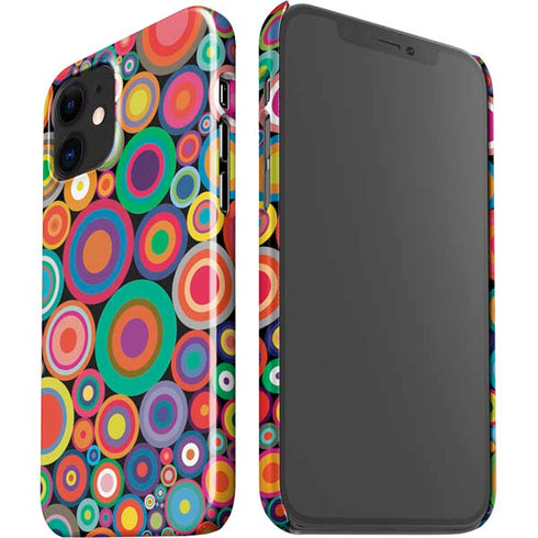 Psychedelic Circles iPhone 12 Mini Lite Case