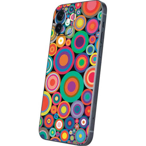 Psychedelic Circles iPhone 12 Mini Skin