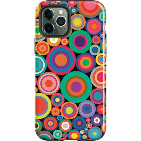 Psychedelic Circles iPhone 12 Pro Impact Case