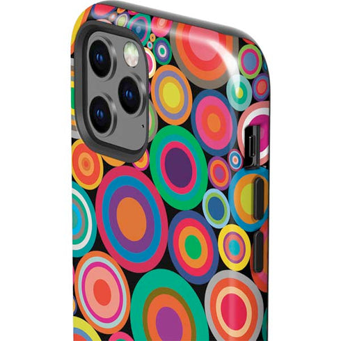 Psychedelic Circles iPhone 12 Pro Impact Case