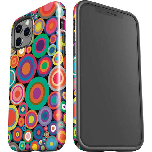 Psychedelic Circles iPhone 12 Pro Impact Case
