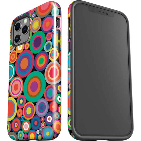 Psychedelic Circles iPhone 12 Pro Max Impact Case