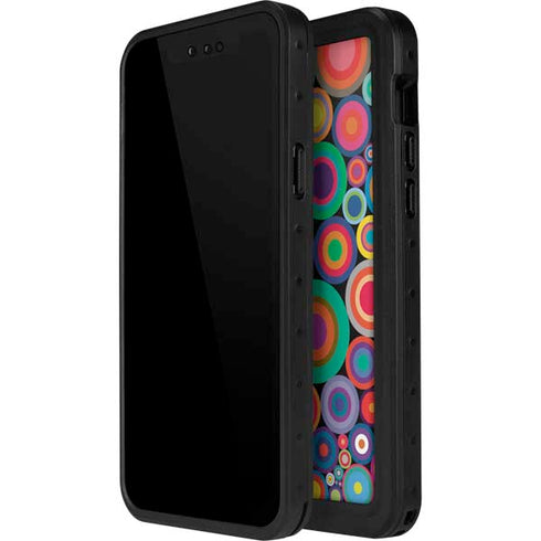 Psychedelic Circles iPhone 12 Pro Waterproof Case