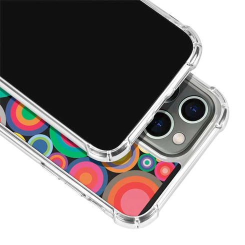 Psychedelic Circles iPhone 13 Pro Clear Case