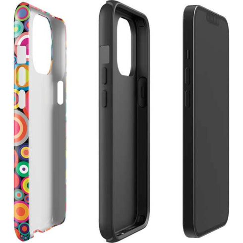 Psychedelic Circles iPhone 13 Pro Max Impact Case