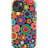 Psychedelic Circles iPhone 15 Impact Case