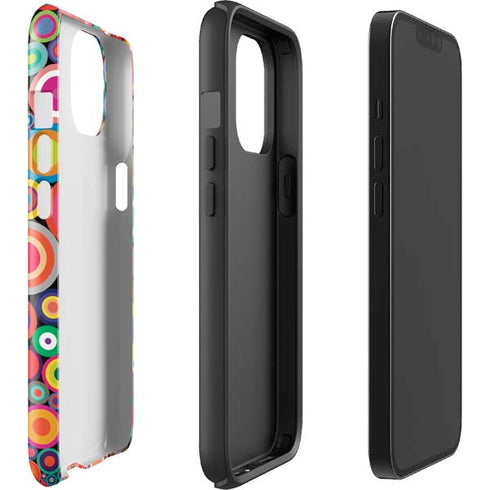 Psychedelic Circles iPhone 15 Impact Case