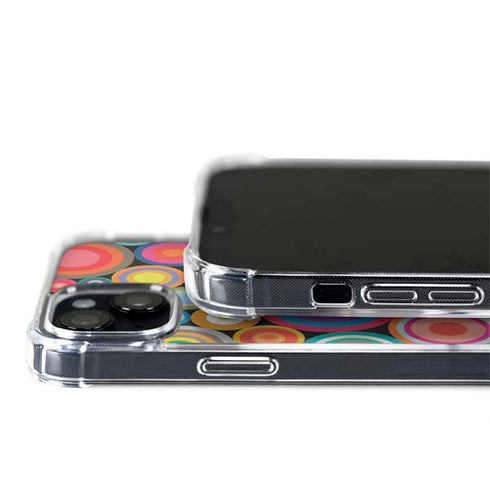 Psychedelic Circles iPhone 15 Plus MagSafe Case