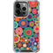 Psychedelic Circles iPhone 15 Pro Clear Case