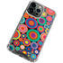 Psychedelic Circles iPhone 14 Pro Clear Case