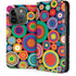 Psychedelic Circles iPhone 14 Pro Folio Case