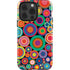 Psychedelic Circles iPhone 15 Pro Impact Case