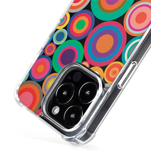Psychedelic Circles iPhone 15 Pro Max MagSafe Case