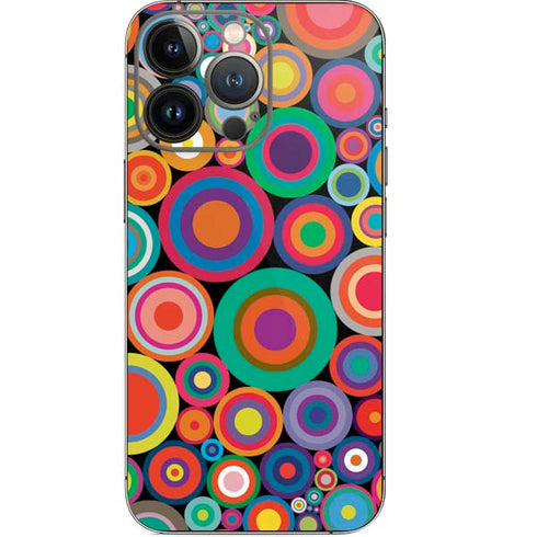 Psychedelic Circles iPhone 14 Pro Skin