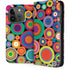 Psychedelic Circles iPhone 15 Pro Folio Case
