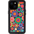 Psychedelic Circles iPhone 15 Waterproof Case