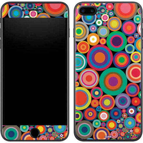 Psychedelic Circles iPhone 8 Plus Skin