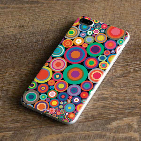 Psychedelic Circles iPhone 8 Plus Skin