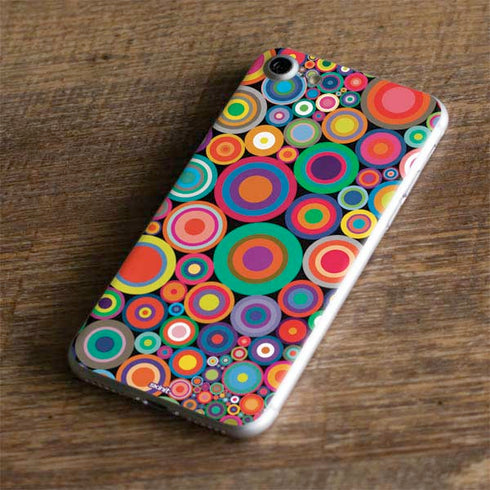 Psychedelic Circles iPhone 8 Skin