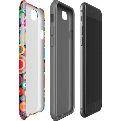 Psychedelic Circles iPhone SE (2nd & 3rd Gen) Pro Case