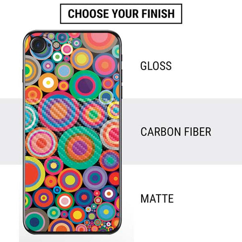 Psychedelic Circles iPhone SE (2nd & 3rd Gen) Skin
