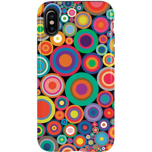 Psychedelic Circles iPhone X Pro Case