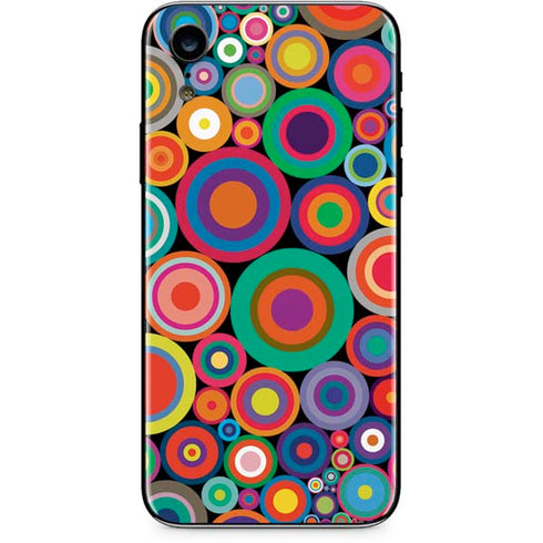 Psychedelic Circles iPhone XR Skin